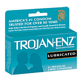 Trojan Condoms Lubricated Left Picture